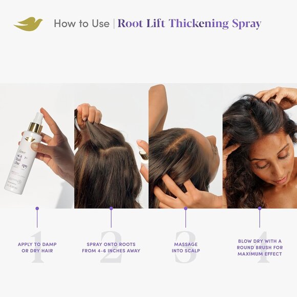 Dove Scalp + Hair Therapy Density Boost Root Lift Thickening Spray - Picture 8 of 10